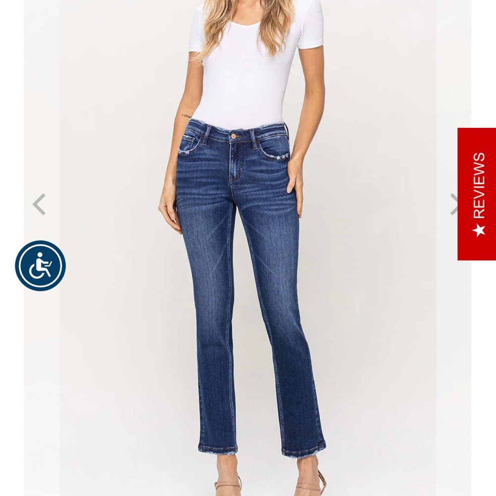 Flying Monkey Blue Straight Leg Jeans